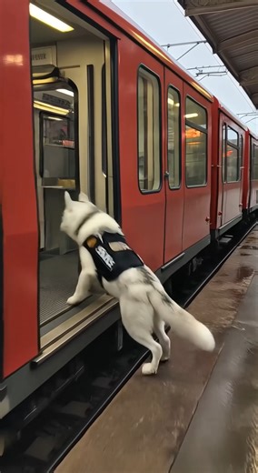 Heroic Police Husky Prevents Train Disaster: Saves Countless Lives with Quick Actions - Full video in comments! 👇👇👇 | Hornby Eagles