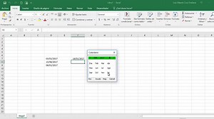 Calendario para excel - Selecciona fechas