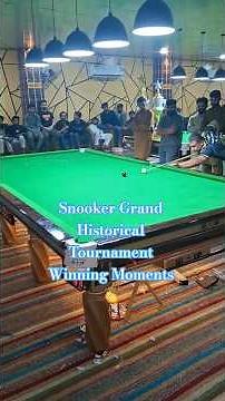 Snooker Grand Open Punjab Historical Tournament Winning Moments | Afzaal Baba vs Ali Raju #champion