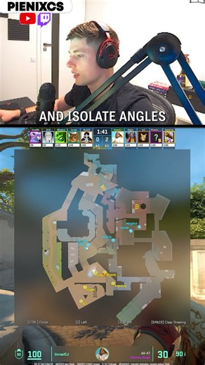 Isolating the duels is the key to winning 10x more fights!🔑🧠#cs2 #cs2tips