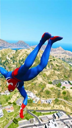 GTA 5 Spiderman Epic Jumps Compilation(GTA V Fails Funny Moments)