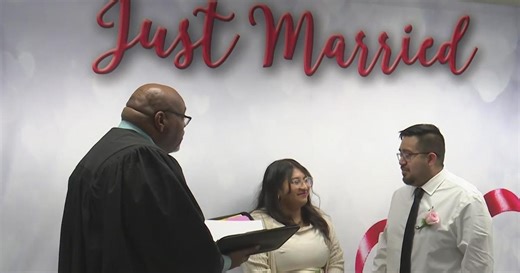 Late CTA bus leads to Cook Co.'s first marriage of 2024