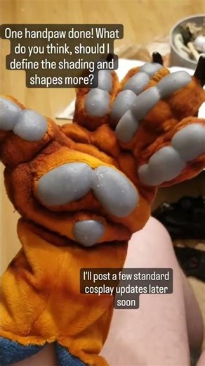 (OLD) Hand Paws for my #fursuit #furry #cosplay #cosplayer