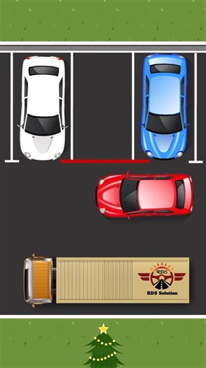Perfect Reverse Parking Using MirrorReference PointsStep-by-Step Method.#ReverseParking #shorts #rds