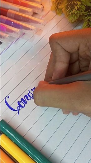 Congratulations Calligraphy | Cursive handwriting | Fancy Letters