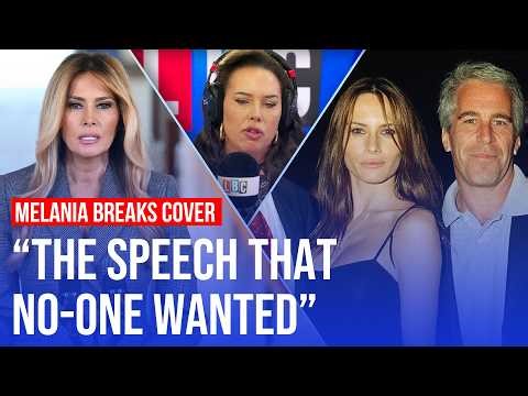 Melania's surprise speech: Another distraction?