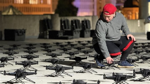 Behind the scenes at Portland's New Year's Eve drone show