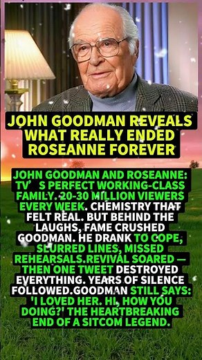 John Goodman Reveals What REALLY Ended Roseanne Forever #shorts #viral