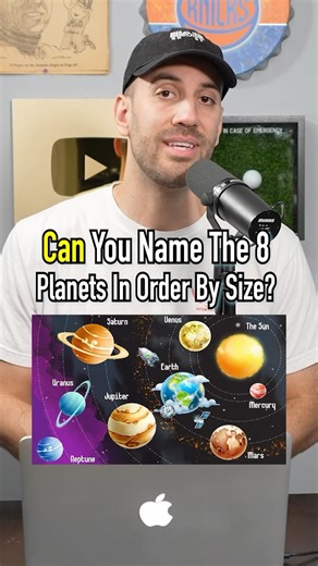 26K views · 68 reactions | NAME The PLANETS In SIZE ORDER! Can You Do It? #reels #planet #space #earth #solarsystem #astronomy #science | The Makeshift Project | Facebook