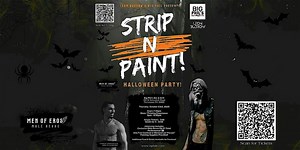 Strip N Paint! The Exclusive Sip N Paint Male Revue Halloween Party!