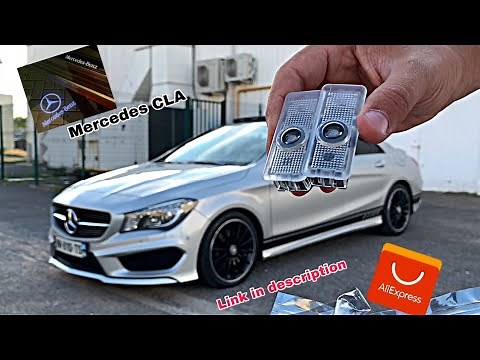 Install Led Projecteur Logo Mercedes Benz CLA ( AliExpress )