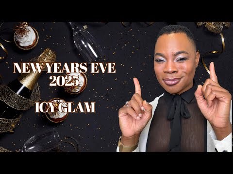 NEW YEAR'S EVE 2025 MAKEUP TUTORIAL | ICY GLAM