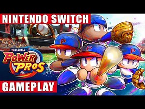 WBSC eBaseball: Power Pros Nintendo Switch Gameplay