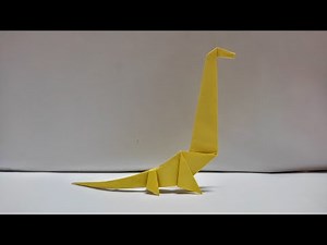 Origami Dinosaur Brachiosaurus Easy