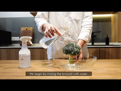 How to wash broccoli 🥦 Remove pesticides from vegetables at home