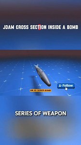 JDAM Bomb Cross-Section Revealed 💣🔍 Ever wondered what's inside a JDAM (Joint Direct Attack Munition)? This detailed cross-section shows the internal components of one of the most advanced guided bombs in modern warfare. 🎯 GPS guidance system ⚙️ Control fins & actuators 💥 Warhead section 🔧 Tail kit assembly The JDAM converts unguided "dumb bombs" into precision-guided smart weapons with pinpoint accuracy. Watch to see the engineering that makes modern precision strikes possible! #JDAM #Mili
