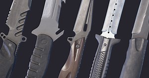 HQ PBR Combat Knives pack | 3D Weapons | Unity Asset Store