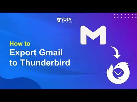 How to Export Gmail to Thunderbird