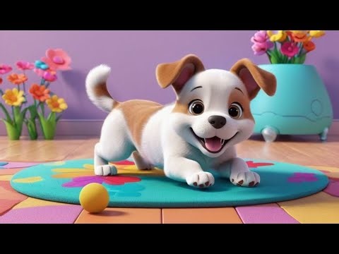 Plush Puppies Go Fetch Fetch Fetch | English Nursery Rhyme | Kids Songs | Baby Music