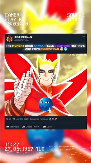 KAWAKI: The Ultimate FAN of LORD 7TH | Naruto Shippuden 😂🔥 | Why He Worships Naruto!