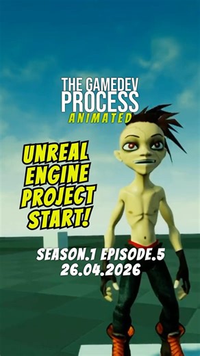 The Gamedev Process | Animated | Season 1 Episode 5 | 26.04.2026 #gamedev #indiedev #unreal #pc
