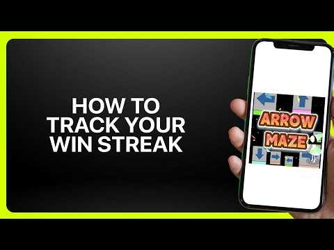 How To Track Your Win Streak in Arrow Maze! Tutorial