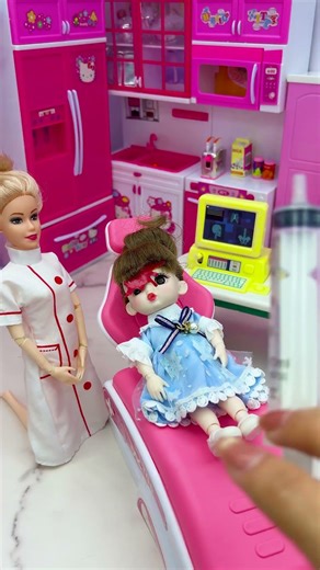 Satisfying With Unboxing Barbie Princess Doctor Toys, ASMR Video #shorts