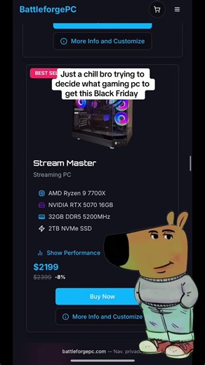 Black Friday is hereeeeee⚡️🫡 Save up to $700 on custom-built gaming PCs designed for performance and reliability. Choose your specs. Get expert support and warranty. Limited-time offer. Use code BLACKF25 at checkout. Explore all models on our website or DM for a full customization experience 🚀