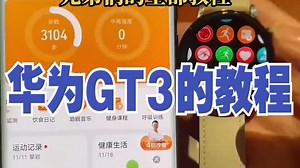 兄弟姐妹们、今天不直播你们要的华为GT3的教程我发了。有需要的仔细看看。看不明白的白天给大....._哔哩哔哩_bilibili