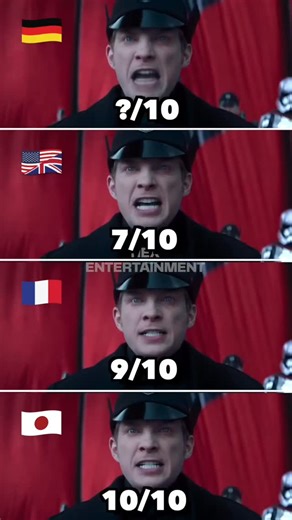 Hex Entertainment on Instagram: "General Hux in different languages #starwars #viral"