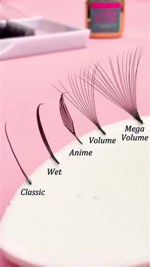 Find Your Lash Match ✨ ▪️ CLASSIC One extension per natural lash. Clean and timeless. ▪️ WET Lashes fused at the tips. Glossy, fresh, polished. ▪️ ANIME Spiked, graphic, bold. Drama that stands out. ▪️ VOLUME Multiple fine lashes per fan. Fluffy and full. ▪️ MEGA VOLUME Ultra-dense fans. Maximum impact. Zero compromise. 💡 PRO TIP: Master all five. Then let your client's eyes choose the signature. Which style is your most requested? → Drop the name below! Follow @ArisonLashes for Pro Lash Tips S