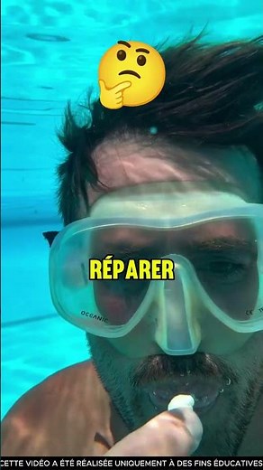 Look what the man did to the leaking pool! 💦🏊‍♂️