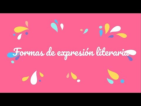 FORMAS DE EXPRESIÓN LITERARIA (PROSA Y VERSO)