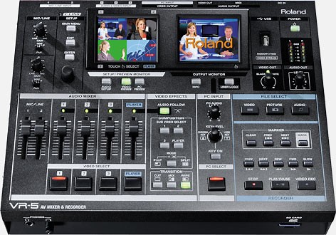 Roland Pro A/V - VR-5 | AV Mixer & Recorder