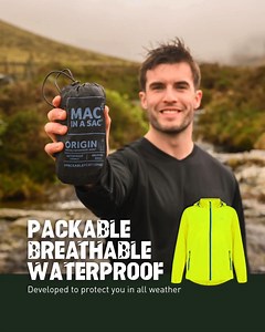 2.2K views | ️ Ever been caught mid-hike in a downpour? That’s why the Mac in a Sac Origin Jacket exists. Packable, waterproof and breathable - it’s the jacket you need in your backpack this spring. Ready when the clouds open up, so you don't have to turn back. | Trappers | Facebook