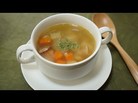 【ドイツ料理】ドイツ風じゃがいものスープ『カルトッフェルズッペ』 / German potato soup "Kartoffelsuppe"