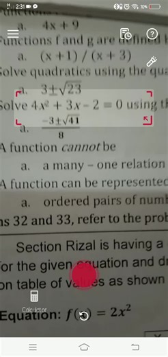 Math Problem-Solving App with Solution Recommendations