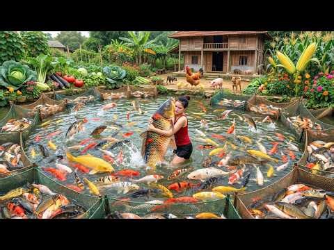 Harvesting Giant Fish And Taking Them To The Market For Sale, How To Cook Delicious Sour Fish Soup