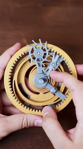 Напечатал Механические Часы #3dпринтер
