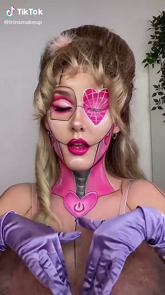 Fembot Robot Makeup Tutorial: 3435 MV Dance Inspired Look