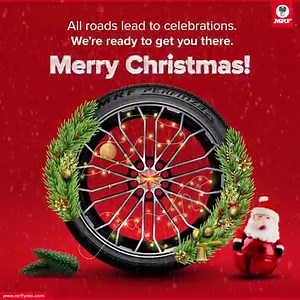 189K views · 2.6K reactions | The festive season is upon us and it’s time to celebrate. We wish you and your family a very Merry Christmas. | MRF Tyres | Facebook