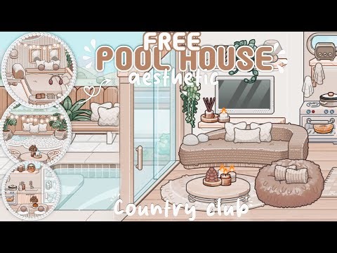 AVATAR WORLD FREE POOL COUNTRY CLUB HOUSE BUILD || NEW UPDATE