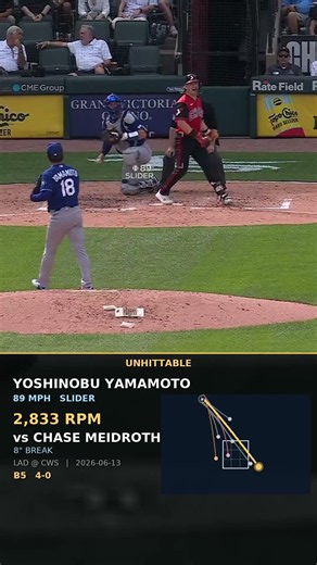 Yamamoto's 89 MPH SLIDER vs Meidroth ⚡