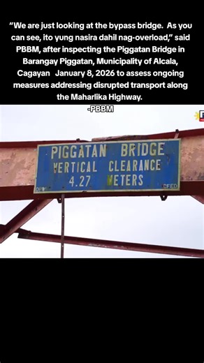 Piggatan Bridge Inspection: Restoration Efforts by Marcos Jr.