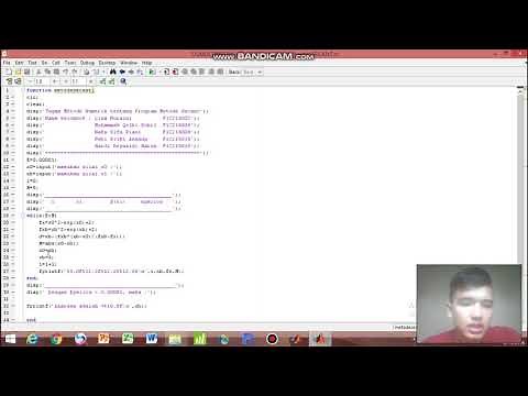 Tutorial Metode secant dengan aplikasi matlab