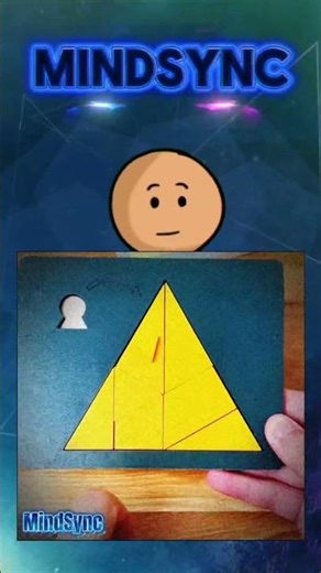 This Impossible Triangle Puzzle Will Break Your Brain — Can You Spot the Hidden Trick? #shorts