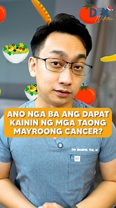 4.3M views · 112K reactions | Pagkain sa Cancer: tulad ng payo ni Doc Willie Ong Para sa iba pang doctor-approved content, bisitahin ang: https://linktr.ee/drdexmacalintal #CancerSupport #CancerTreatment #InformedPatient #AskADoctor #CancerPrevention #PublicHealthCampaign #CancerAwareness #WellnessJourney #MedicalInformation #Healthcare | Dr. Dex Macalintal | Facebook