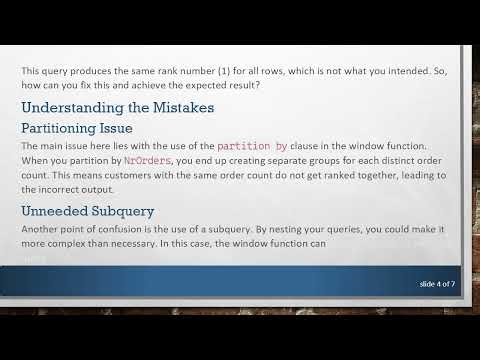 How to Use rank() and count() in the Same SQL Query