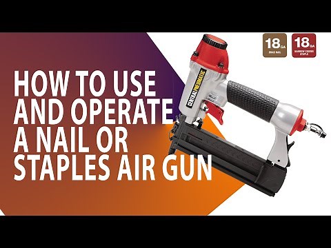 How to use and Load and Nail or Staple Gun