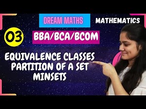 Introduction to partition of a set|Relations and functions|BCA|BBA|BCOM